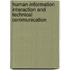 Human-information Interaction and Technical Communication