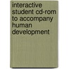 Interactive Student Cd-rom To Accompany Human Development door Vander Zanden