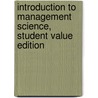 Introduction To Management Science, Student Value Edition door Bernard W. Taylor