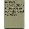 Relative Constructions in European Non-Standard Varieties door Adriano Murelli