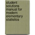 Student Solutions Manual For Modern Elementary Statistics