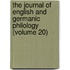 The Journal Of English And Germanic Philology (Volume 20)