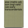 Aise (Metric Ed) Ssm Sngl Varbl Calc:Early Transcendentals door Stewart
