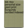 Bib Nkjv Personal Size Giant Print Burgundy Bonded Indexed door Not Available