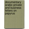 Documentary Arabic Private And Business Letters On Papyrus door Eva Mira Grob