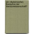 Ein (Digitalisierter) Thesaurus Der Literaturwissenschaft?