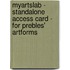 Myartslab - Standalone Access Card - For Prebles' Artforms
