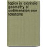 Topics In Extrinsic Geometry Of Codimension-One Foliations