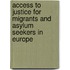 Access To Justice For Migrants And Asylum Seekers In Europe