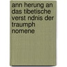 Ann Herung An Das Tibetische Verst Ndnis Der Traumph Nomene by Claudia Schmitz