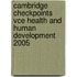 Cambridge Checkpoints Vce Health And Human Development 2005
