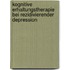 Kognitive Erhaltungstherapie bei rezidivierender Depression