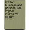 Law for Business and Personal Use Impact Interactive Cd-rom door John E. Adamson