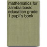 Mathematics For Zambia Basic Education Grade 1 Pupil's Book door Gaynor Cozens