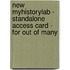 New Myhistorylab - Standalone Access Card - For Out Of Many