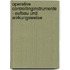 Operative Controllinginstrumente - Aufbau Und Wirkungsweise