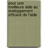 Pour Une Meilleure Aide Au Dveloppement Efficacit de L'Aide