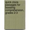 Quick Cloze Passages For Boosting Comprehension, Grades 2-3 door Inc. Scholastic