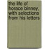 The Life Of Horace Binney, With Selections From His Letters