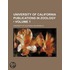 University Of California Publications In Zoology (Volume 1)