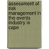 Assessment of Risk Management in the Events Industry in Cape