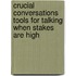 Crucial Conversations Tools For Talking When Stakes Are High