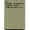 Das Defense-Of-Democracy - Regime Der Oas Zwischen 1990-2009 door Torben Fischer
