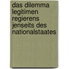 Das Dilemma Legitimen Regierens Jenseits Des Nationalstaates door Boris Kleemann