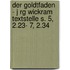 Der Goldtfaden - J Rg Wickram Textstelle S. 5, 2.23- 7, 2.34