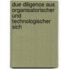 Due Diligence Aus Organisatorischer Und Technologischer Sich door Robert Zelenka