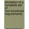 Elicitation Of A Complete Set Of Non-Functional Requirements by Jörg Dörr