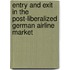 Entry And Exit In The Post-Liberalized German Airline Market