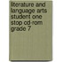 Literature and Language Arts Student One Stop Cd-rom Grade 7