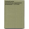 Maiwald Karte Mecklenburg-Vorpommern Länderkarte 1: 270.000 door Detlef Maiwald