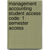 Management Accounting Student Access Code: 1 Semester Access door Robert Steven Kaplan