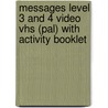 Messages Level 3 and 4 Video Vhs (Pal) with Activity Booklet by Efs Television Production