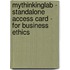 Mythinkinglab - Standalone Access Card - For Business Ethics