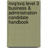 Nvq/Svq Level 3 Business & Administration Candidate Handbook door Nigel Parton