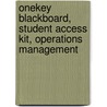 Onekey Blackboard, Student Access Kit, Operations Management door Lee J. Krajewski
