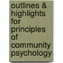 Outlines & Highlights For Principles Of Community Psychology