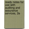 Ready Notes for Use with Auditing and Assurance Services, 2e door William F. Messier