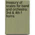 Treasury Of Scales For Band And Orchestra: 3Rd & 4Th F Horns