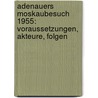 Adenauers Moskaubesuch 1955: Voraussetzungen, Akteure, Folgen door Matthias Thöne