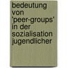 Bedeutung von 'peer-groups' in der Sozialisation Jugendlicher door Carsten Rauer