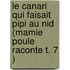 Le Canari Qui Faisait Pipi Au Nid (Mamie Poule Raconte T. 7 )