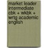 Market Leader Intermediate Cbk + Wkbk + Wrtg Academic English
