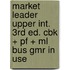 Market Leader Upper Int. 3rd Ed. Cbk + Pf + Ml Bus Gmr In Use