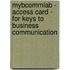 Mybcommlab - Access Card - For Keys To Business Communication