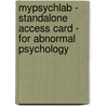 Mypsychlab - Standalone Access Card - For Abnormal Psychology door Deborah C. Beidel