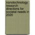 Nanotechnology Research Directions For Societal Needs In 2020